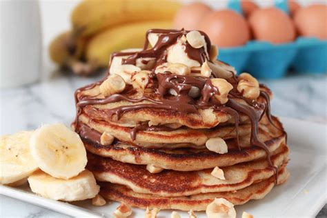 Irresistible Nutella Banana Pancakes